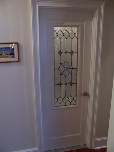 Door with Stained Glass